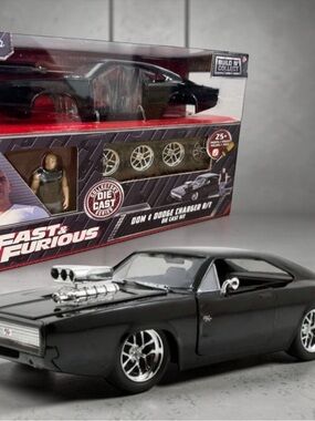 Fast & Furious Dom Dodge Charger R/T 1:24 Build N Collect Jada Diecast Kit